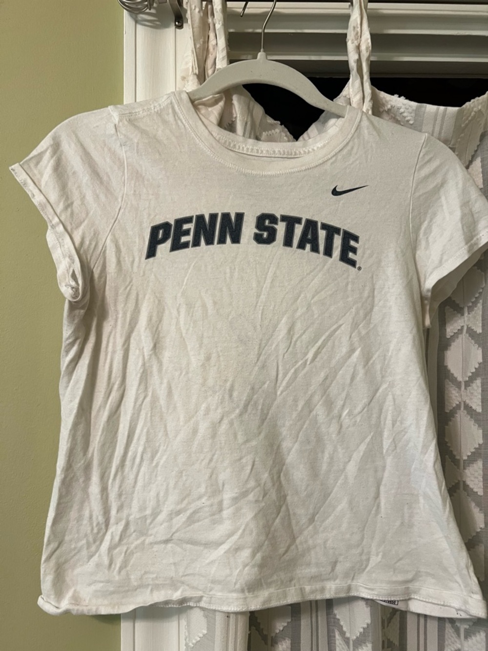 Nike Penn State White Baby Tee